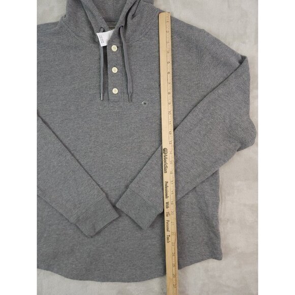 New American Eagle Henley Hoodie Pullover Mens Medium - Picture 6 of 7